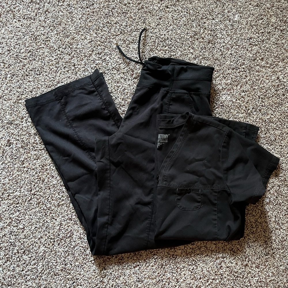 Greys anatomy scrub set black small